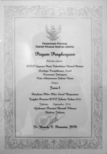 Piagam Penghargaan 1