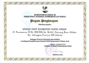 Piagam Penghargaan 2